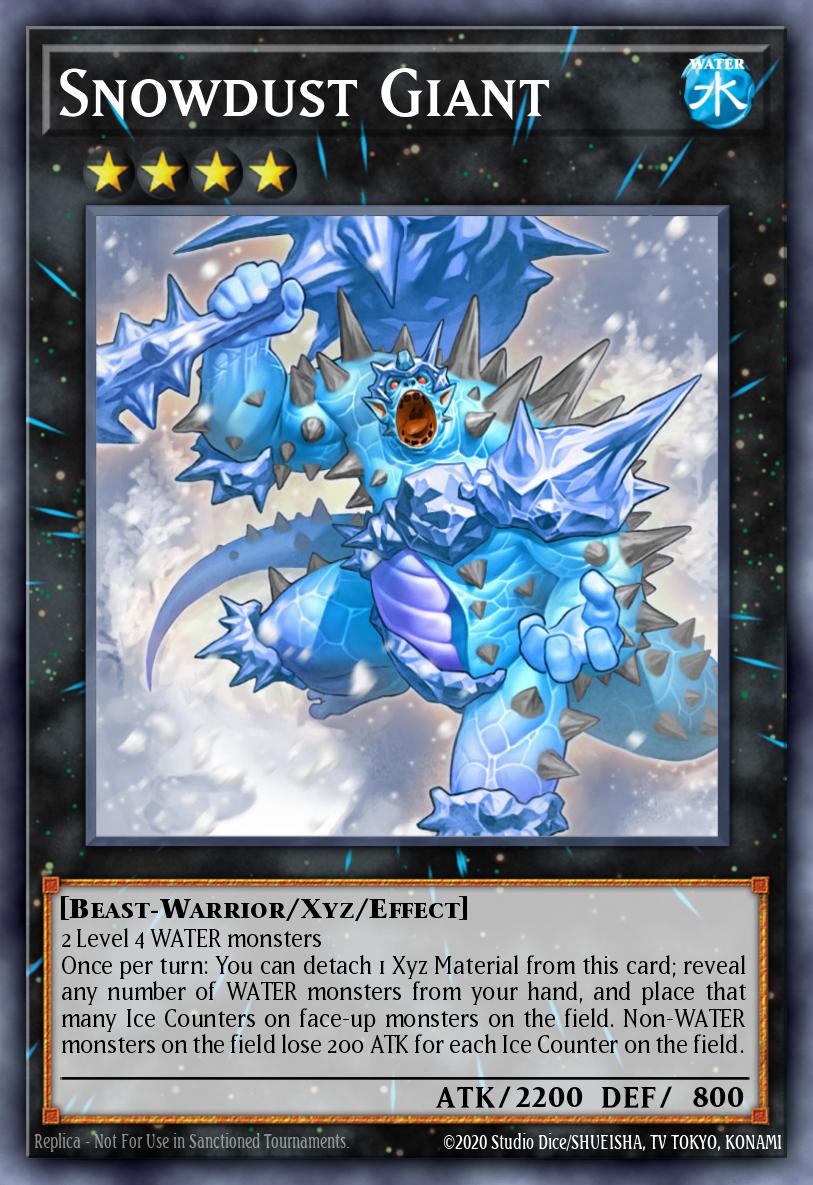 Snowdust Giant Rare ABYR-EN049 Abyss Rising Yugioh card