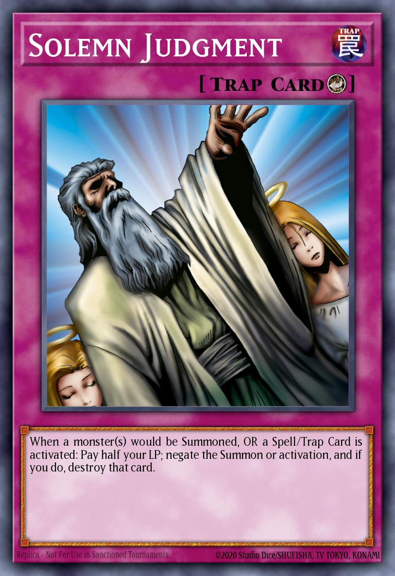 Solemn Judgment Collector's Rare RA02-EN075 25th Anniversary Rarity Collection II Yugioh card