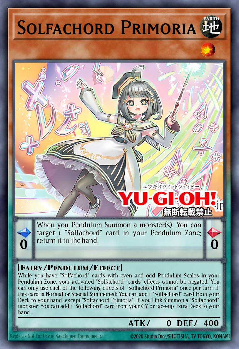Solfachord Primoa Common DOOD-EN021 Doom of Dimensions Yugioh card