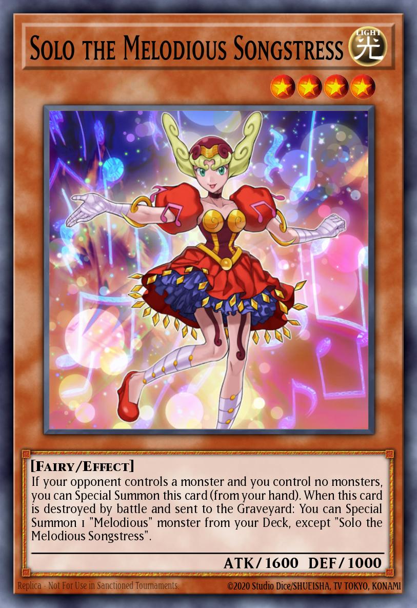 Solo the Melodious Songstress Common MP16-EN183 2016 Mega-Tin Mega Pack Yugioh card