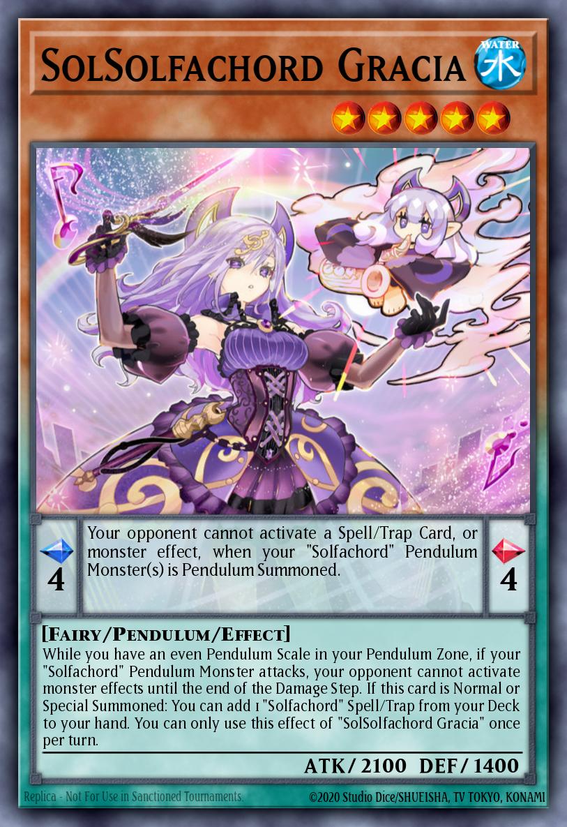 SolSolfachord Gracia Rare MZMU-EN096 Maze of Muertos Yugioh card