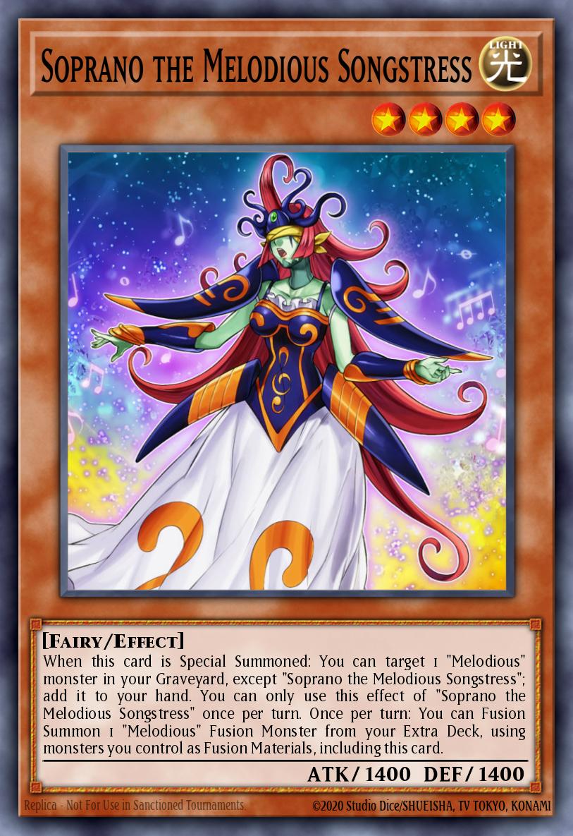 Soprano the Melodious Songstress Common MP16-EN009 2016 Mega-Tin Mega Pack Yugioh card
