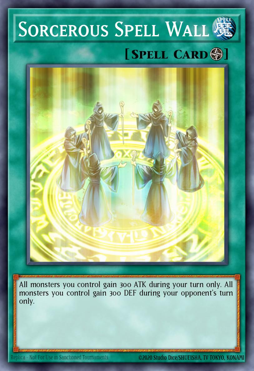 Sorcerous Spell Wall Common YS14-EN021 Super Starter Space-Time Showdown Yugioh card