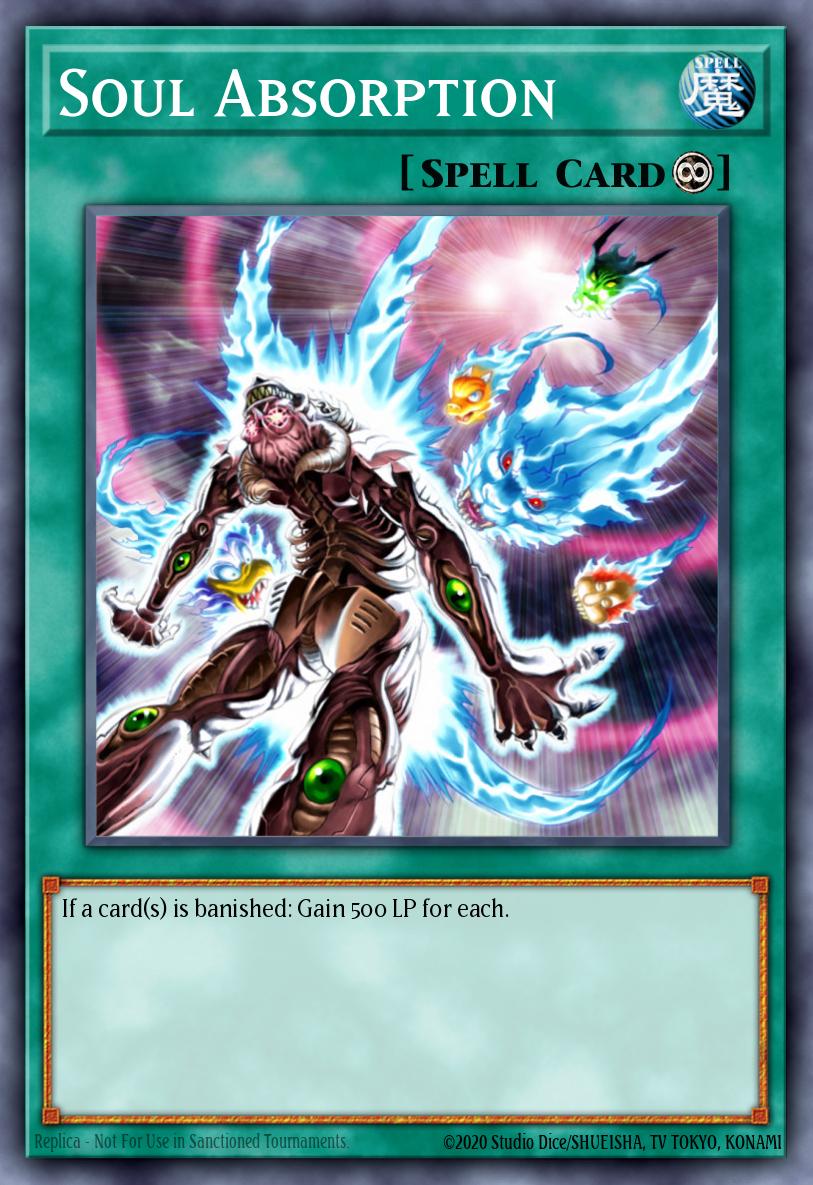 Soul Absorption Common DR2-EN046 Dark Revelation Volume 2 Yugioh card