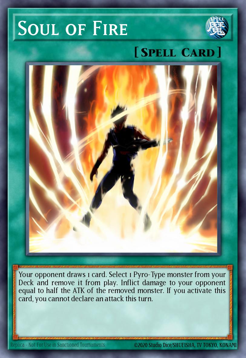 Soul of Fire Super Rare FOTB-EN031 Force of the Breaker Yugioh card