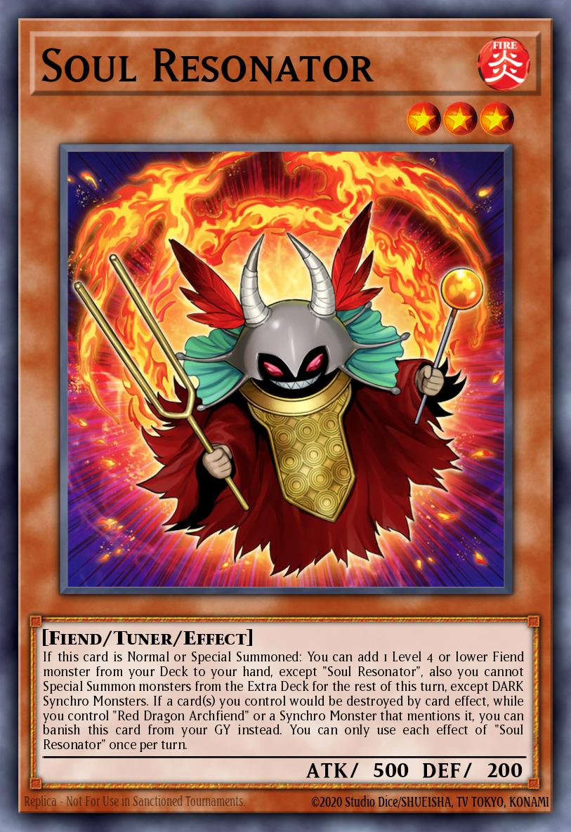 Soul Resonator Ultra Rare SDCK-EN001 Structure Deck The Crimson King Yugioh card