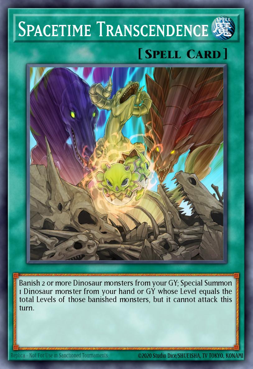 Spacetime Transcendence Ultra Rare BLLR-EN029 Battles of Legend Lights Revenge Yugioh card
