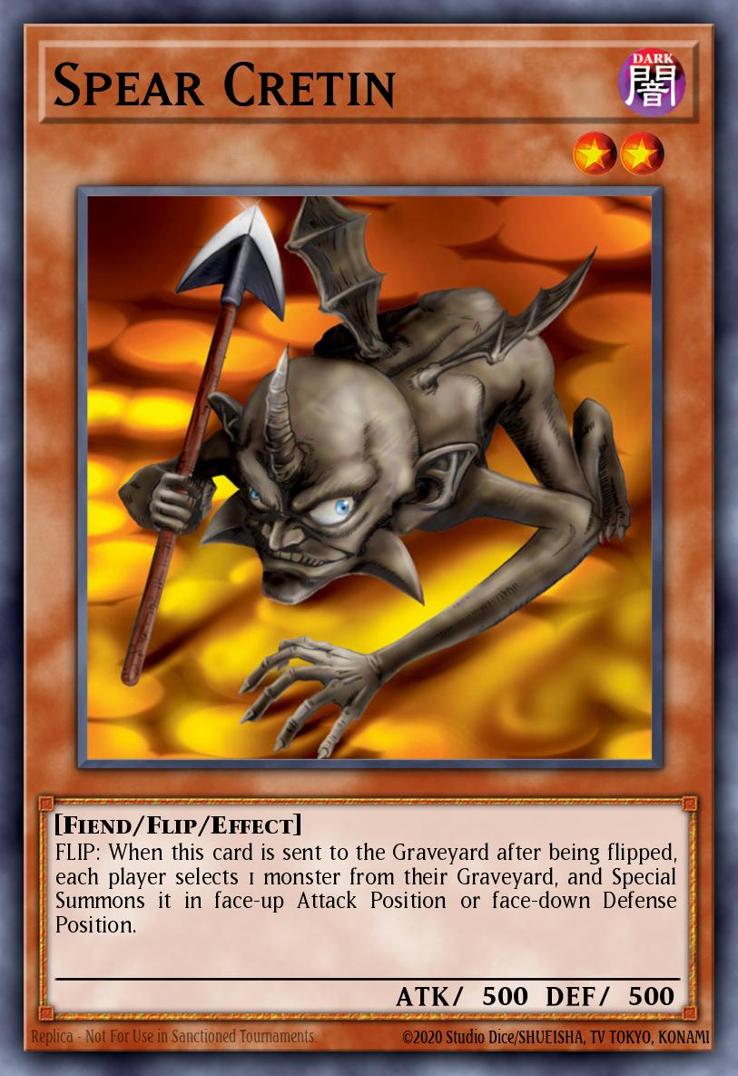 Spear Cretin Duel Terminal Normal Parallel Rare DT05-EN006 Duel Terminal 5a Yugioh card