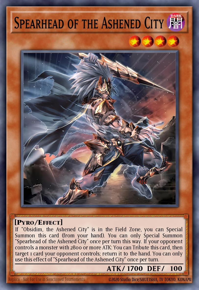 Spearhead of the Ashened City Common MP25-EN372 2025 Mega-Pack Tin Yugioh card