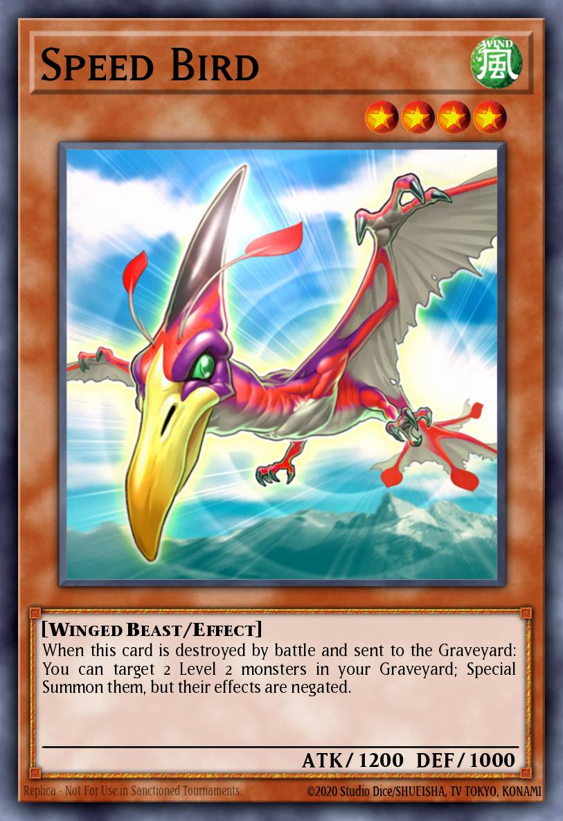 Speed Bird Common YS11-EN008 Starter Deck Dawn of the Xyz Yugioh card