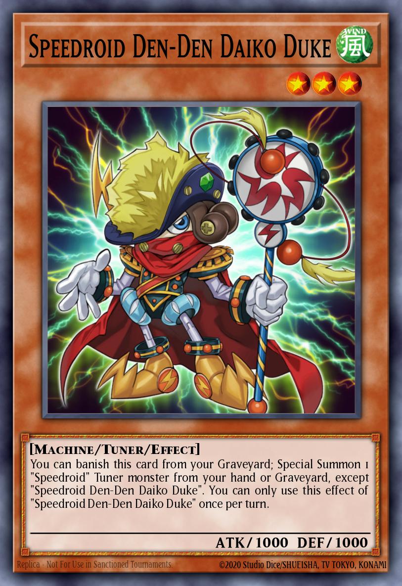Speedroid Den-Den Daiko Duke Rare MP17-EN004 2017 Mega-Tin Mega Pack Yugioh card