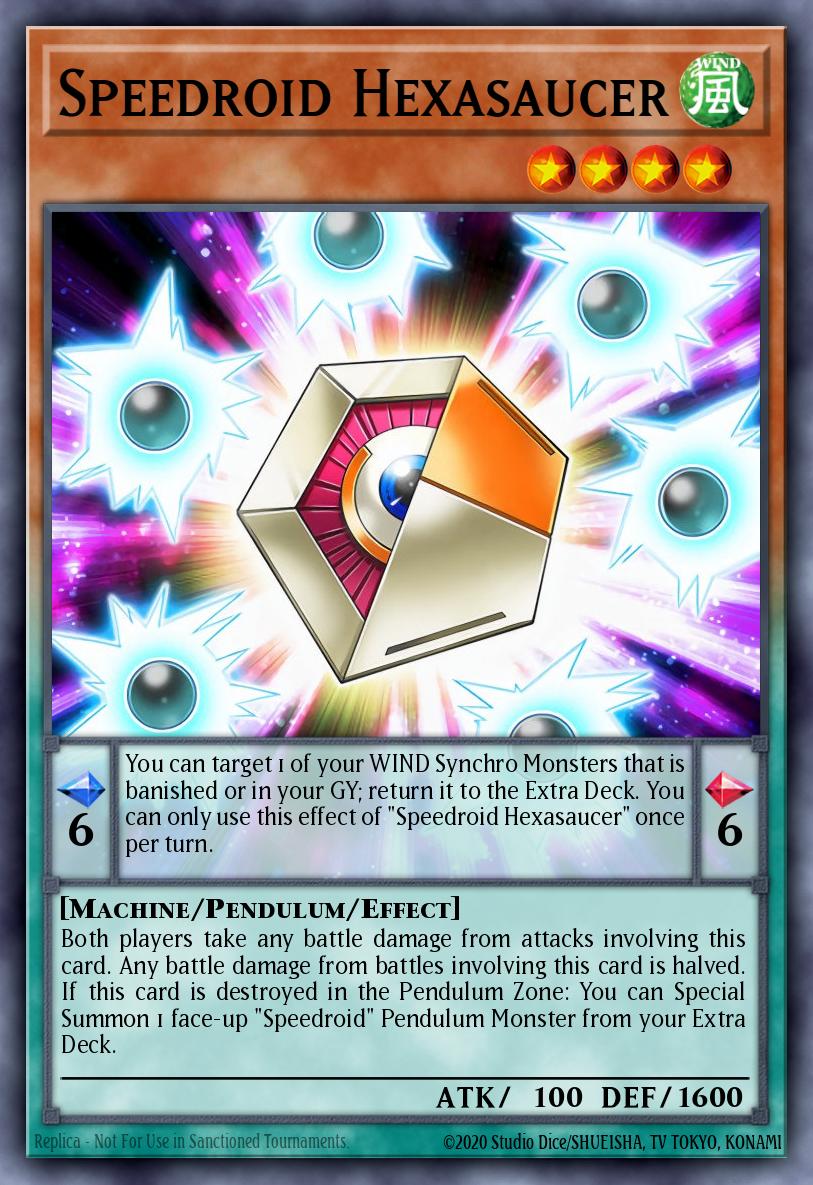 Speedroid Hexasaucer Ultra Rare DUOV-EN035 Duel Overload Yugioh card