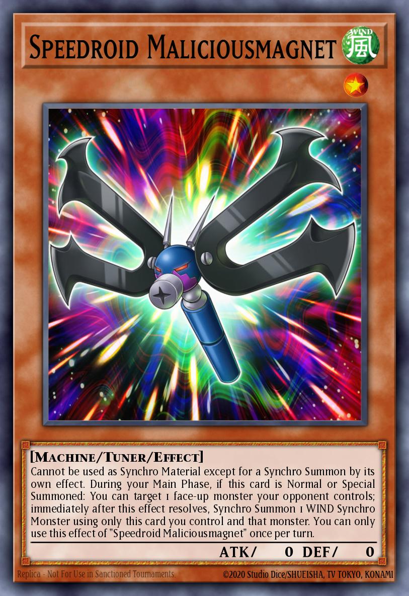Speedroid Maliciousmagnet Common MP18-EN002 2018 Mega-Tin Mega Pack Yugioh card