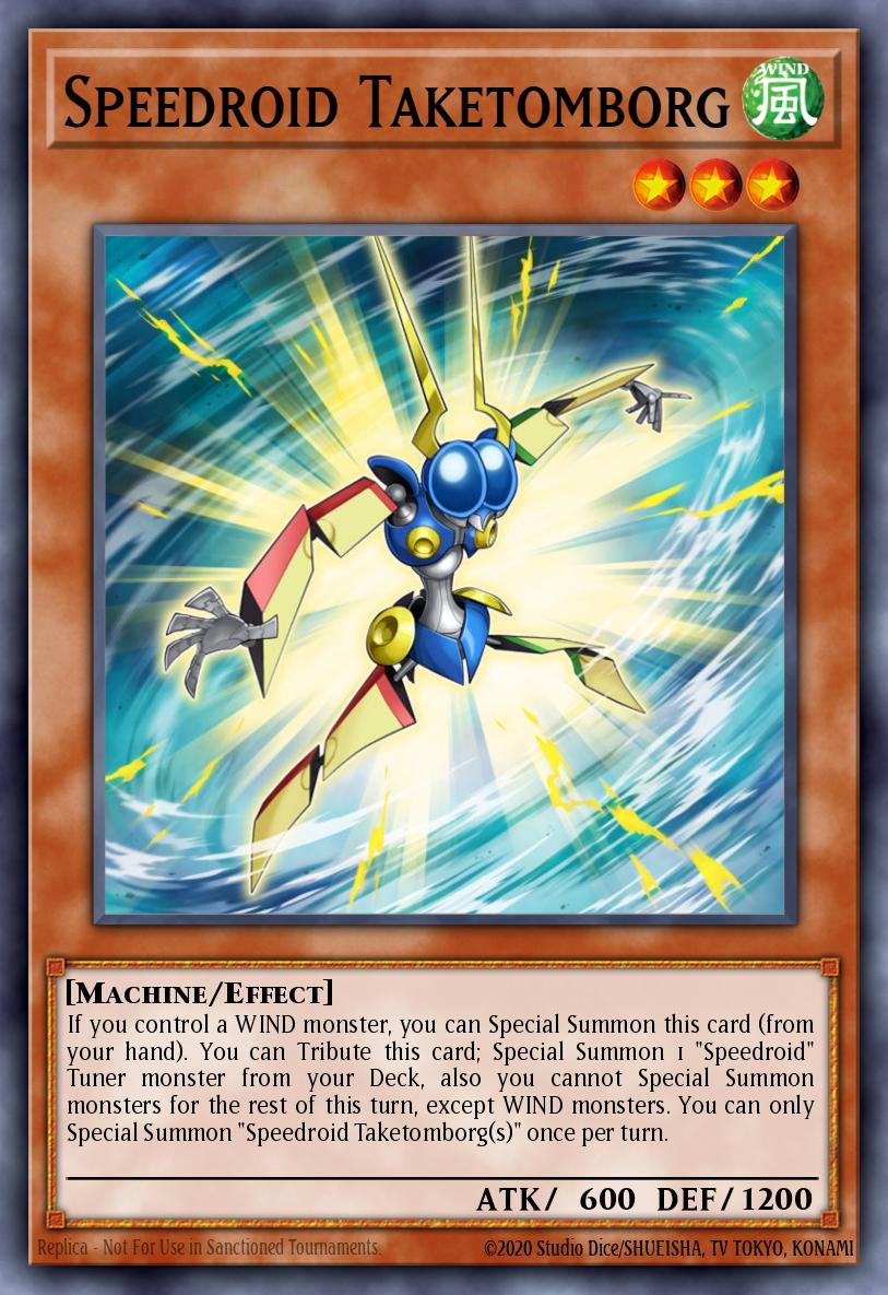 Speedroid Taketomborg Super Rare HSRD-EN006 High-Speed Riders Yugioh card
