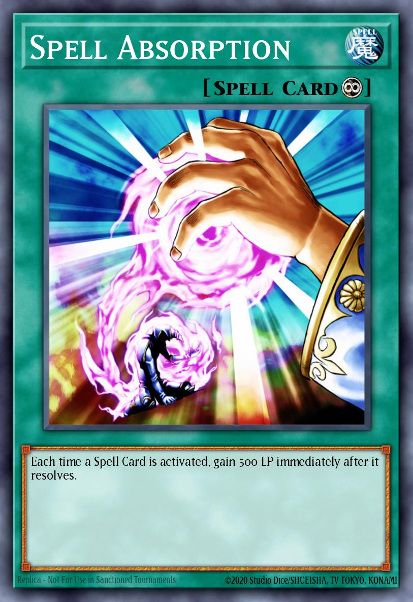 Spell Absorption Ultra Rare KC01-EN052 25th Anniversary Ultimate Kaiba Set Yugioh card