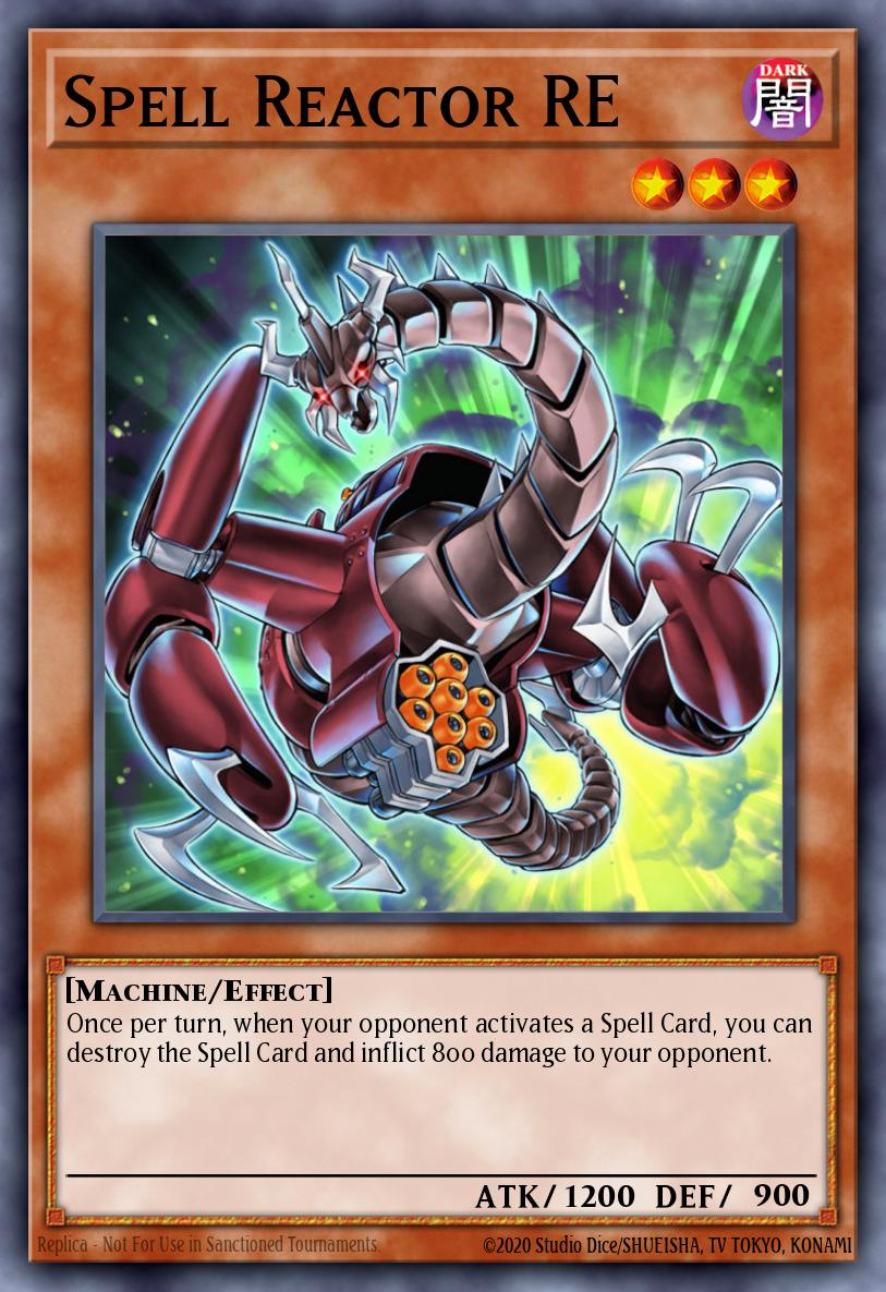 Spell Reactor RE Common CRMS-EN014 Crimson Crisis Yugioh card