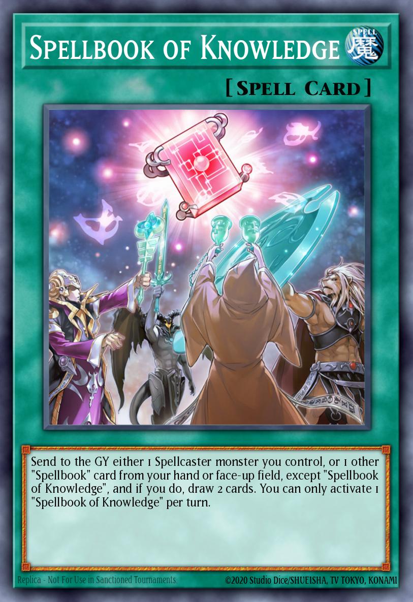 Spellbook of Knowledge Ultra Rare CH02-EN033 THE CHRONICLES DECK: Spirit Charmers (All-Foil Edition) Yugioh card