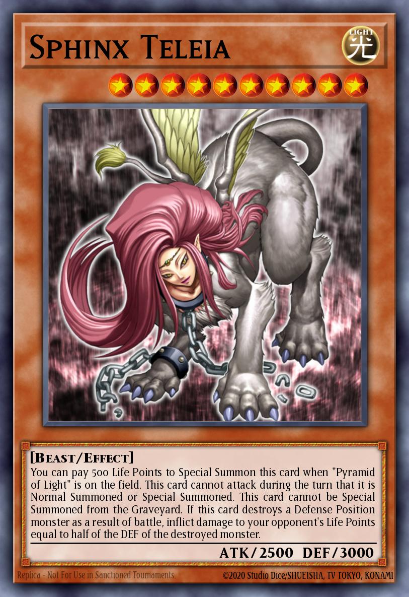 Sphinx Teleia Ultra Rare EP1-EN003 Exclusive Pack Yugioh card
