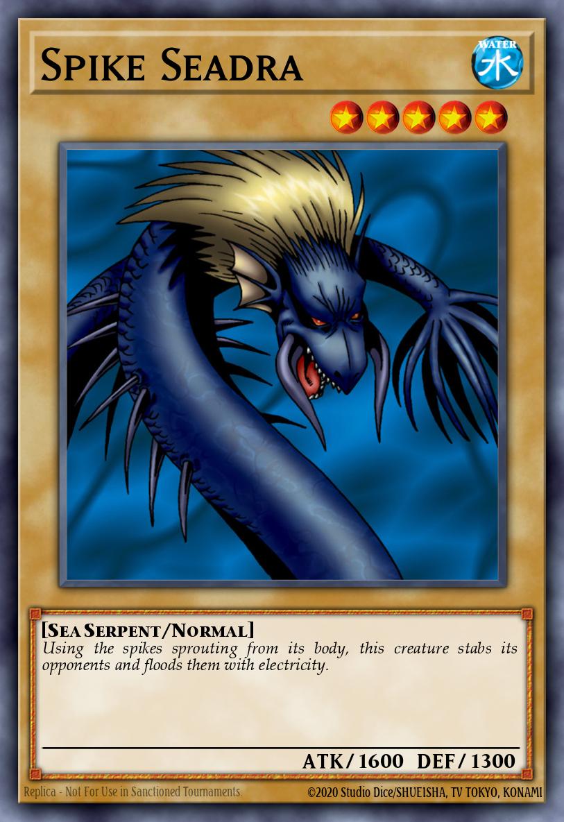 Spike Seadra Common LOB-103 Legend of Blue Eyes White Dragon Yugioh card