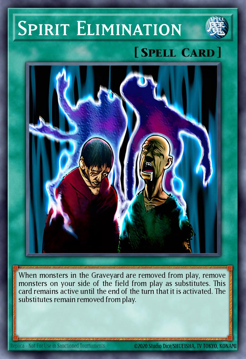 Spirit Elimination Common LON-102 Labyrinth of Nightmare Yugioh card