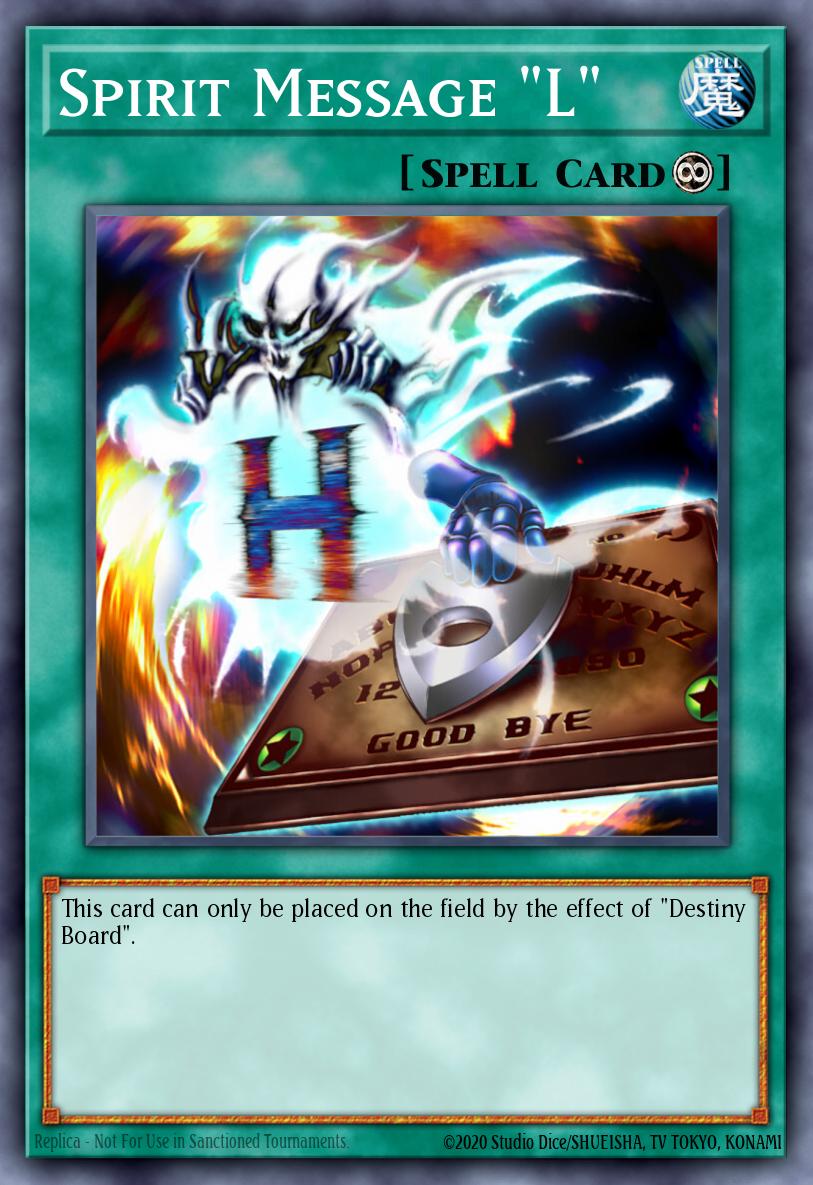 Spirit Message L Common DB2-EN025 Dark Beginning 2 Yugioh card