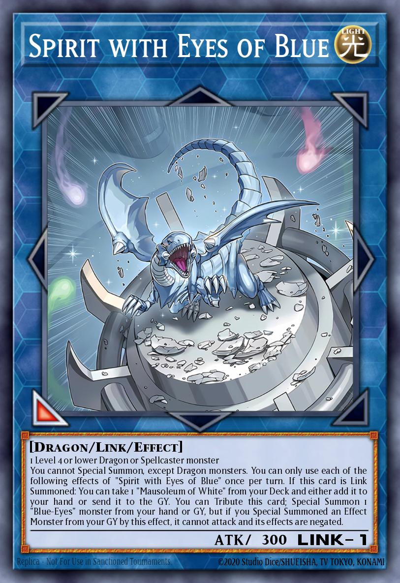 Spirit with Eyes of Blue Starlight Rare MP25-EN049 2025 Mega-Pack Tin Yugioh card
