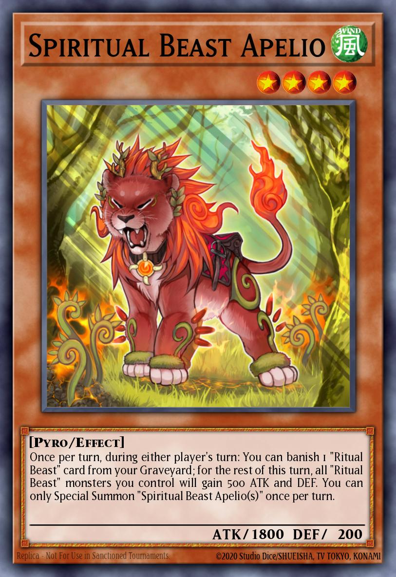 Spiritual Beast Apelio Super Rare THSF-EN025 The Secret Forces Yugioh card