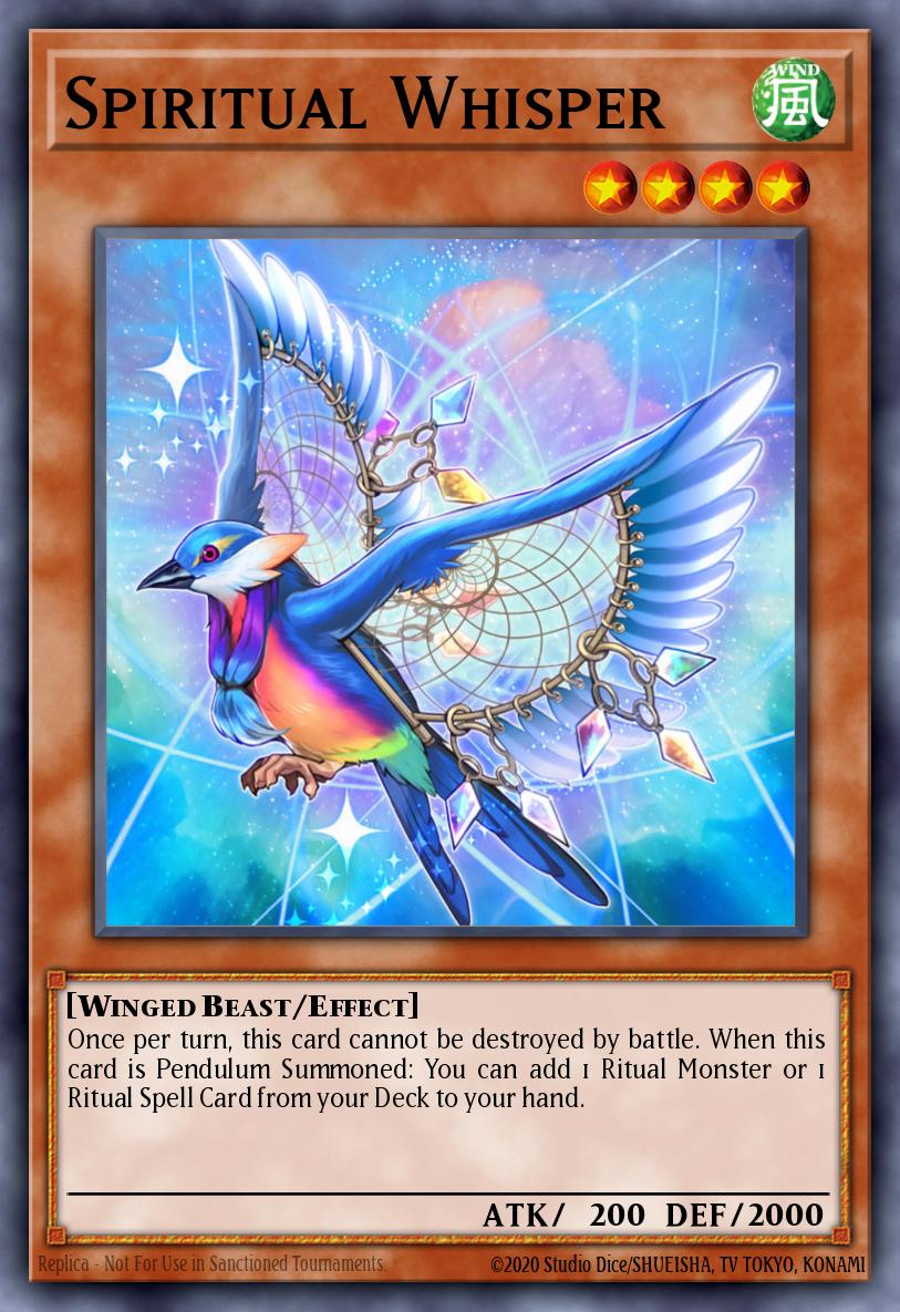 Spiritual Whisper Super Rare WSUP-EN045 World Superstars Yugioh card