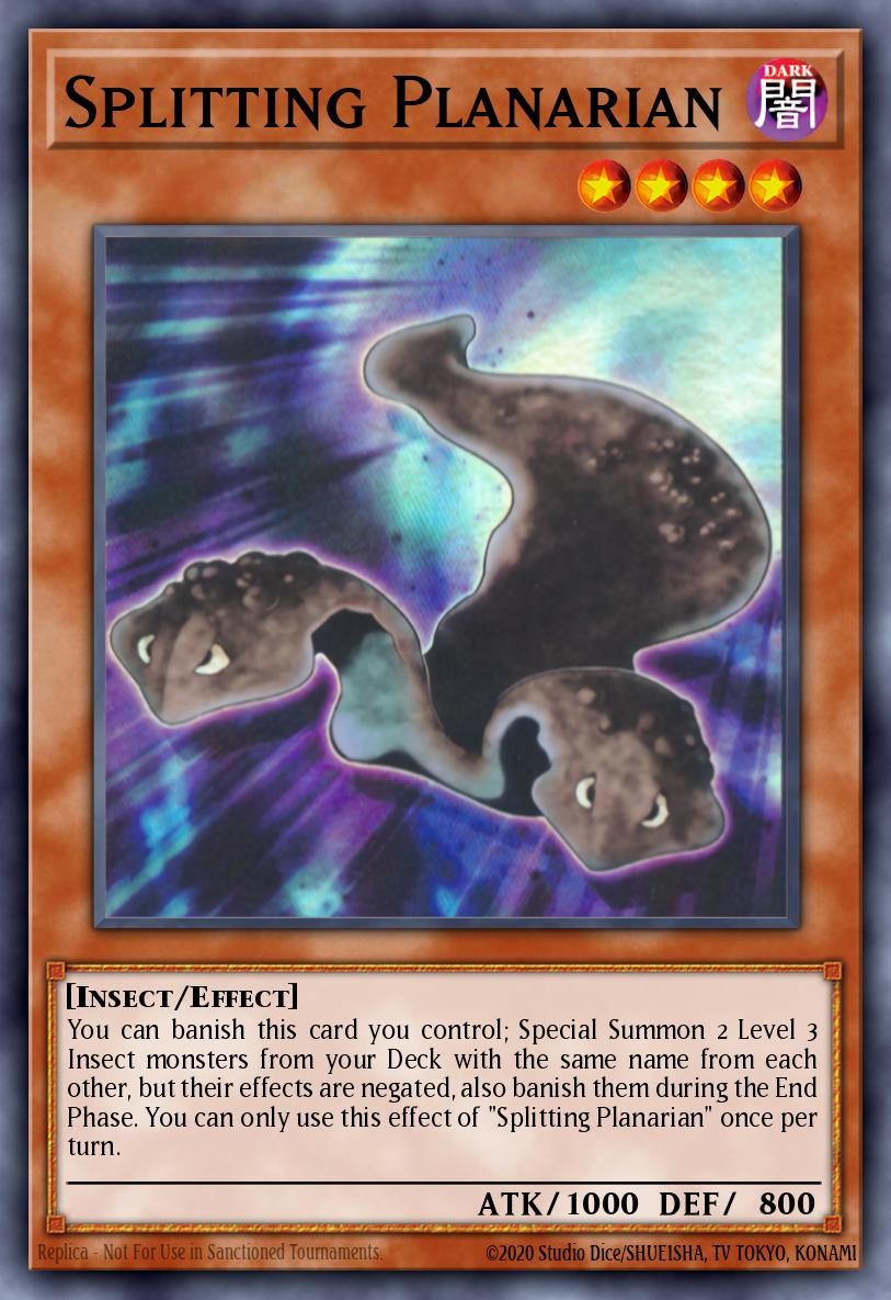 Splitting Planarian Ultra Rare MP25-EN263 2025 Mega-Pack Tin Yugioh card