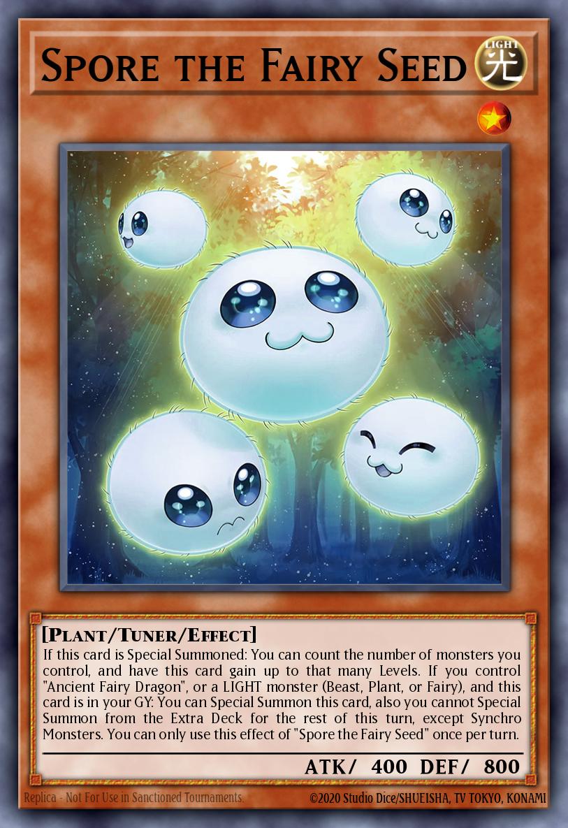 Spore the Fairy Seed Common ALIN-EN007 Alliance Insight Yugioh card