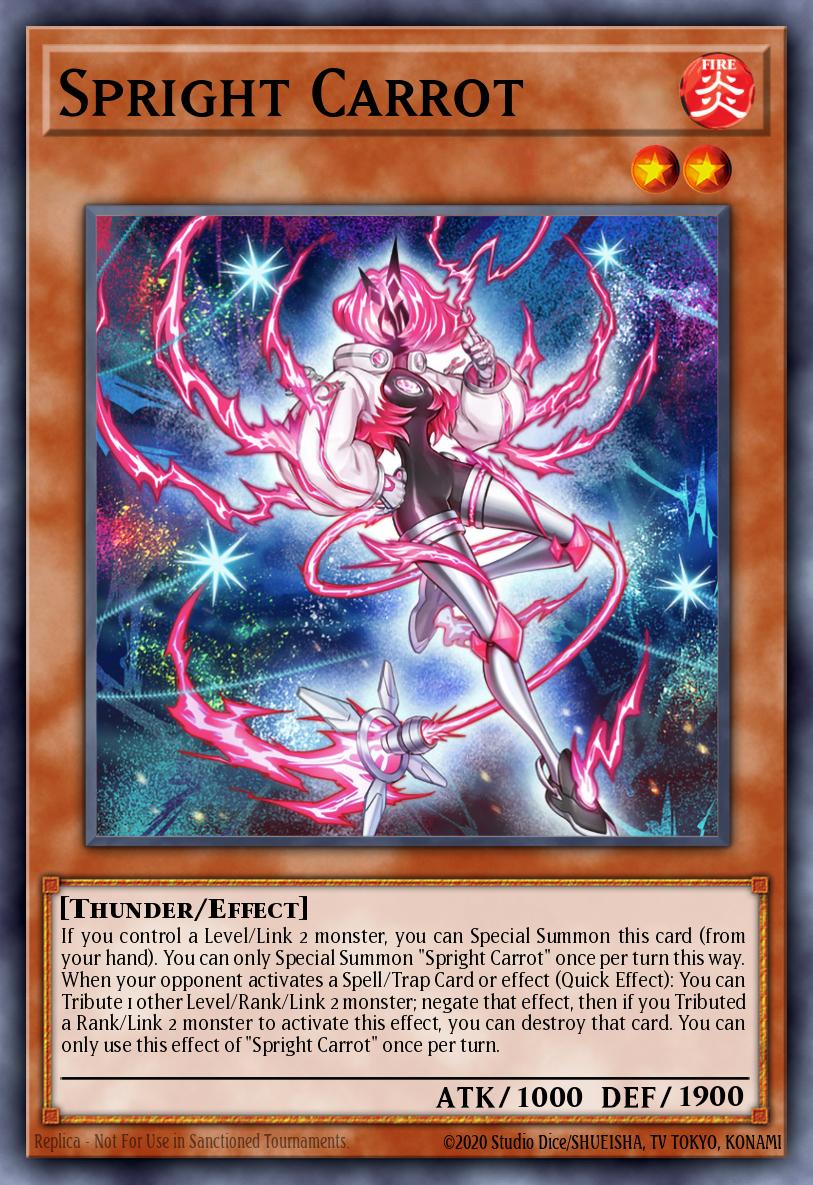 Spright Carrot Ultra Rare BLMR-EN067 Battles of Legend Monstrous Revenge Yugioh card