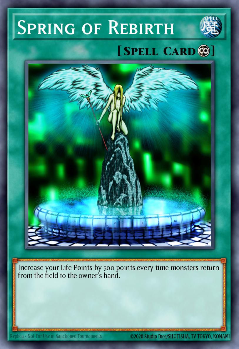 Spring of Rebirth Common DB2-EN185 Dark Beginning 2 Yugioh card