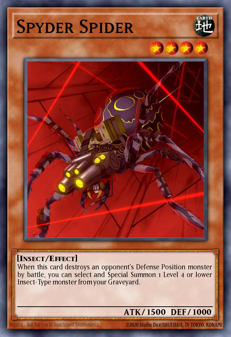 Spyder Spider Common SOVR-EN018 Stardust Overdrive Yugioh card