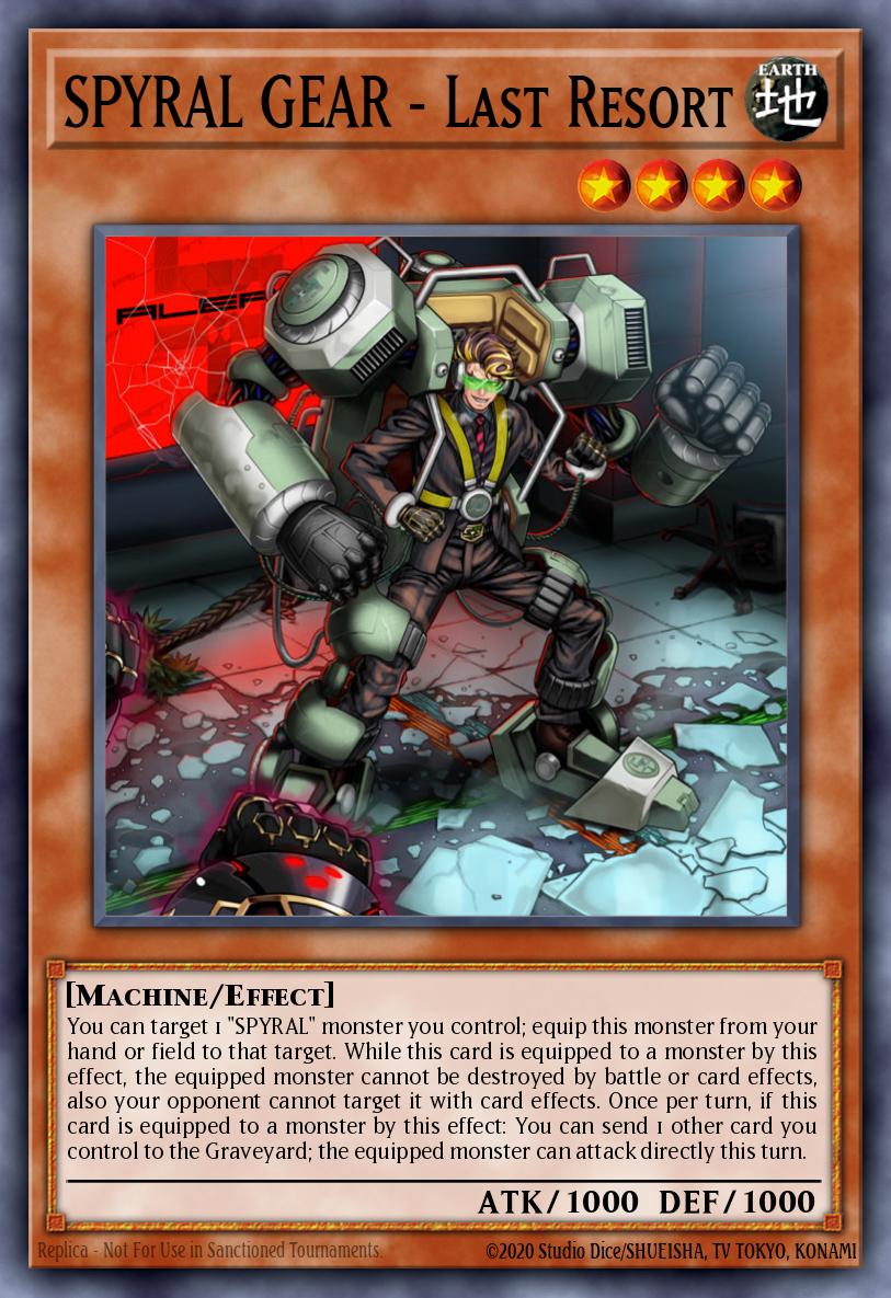 SPYRAL GEAR - Last Resort Rare MACR-EN087 Maximum Crisis Yugioh card