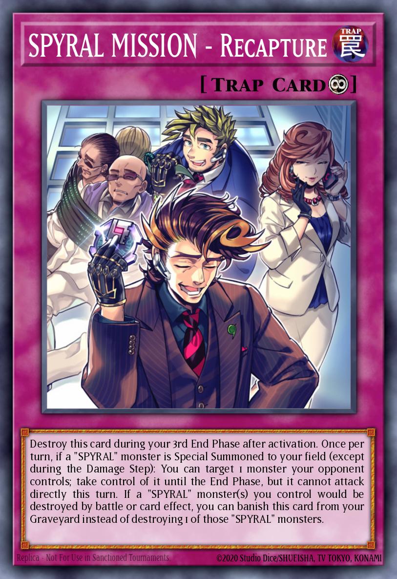 SPYRAL MISSION - Recapture Rare RATE-EN089 Raging Tempest Yugioh card