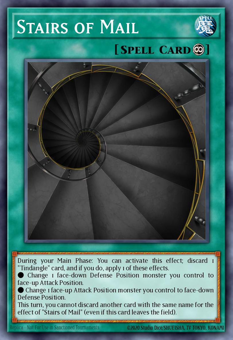 Stairs of Mail Common ETCO-EN059 Eternity Code Yugioh card