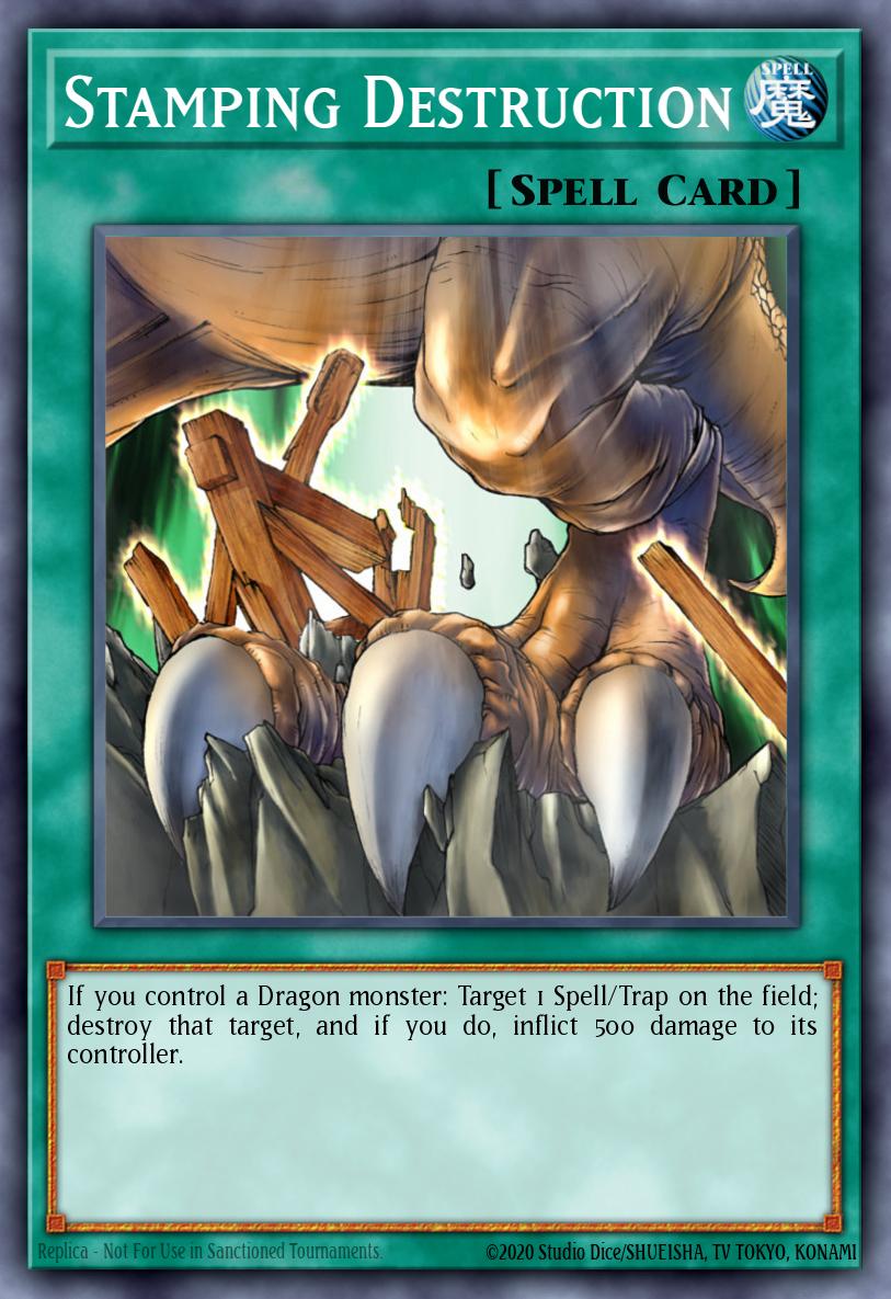 Stamping Destruction Common BP03-EN142 Battle Pack 3 Monster League Yugioh card