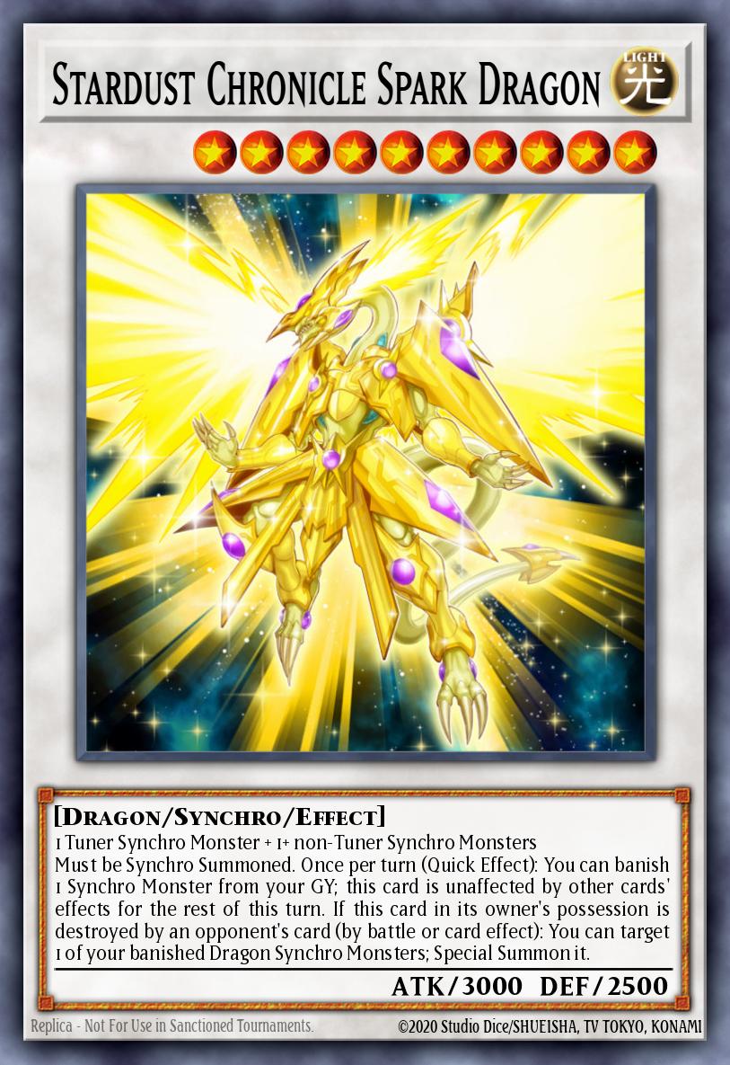 Stardust Chronicle Spark Dragon Super Rare CIBR-ENSE1 Circuit Break Special Edition Yugioh card