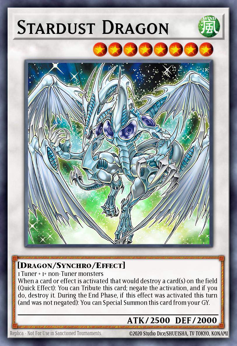Stardust Dragon Secret Rare CT05-EN001 Collectible Tins 2008 Wave 1 Yugioh card