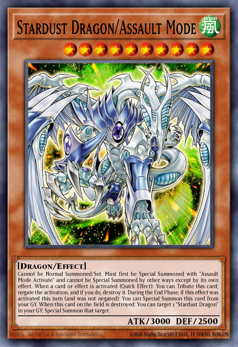 Stardust Dragon/Assault Mode Starlight Rare BPRO-EN101 Burst Protocol Yugioh card
