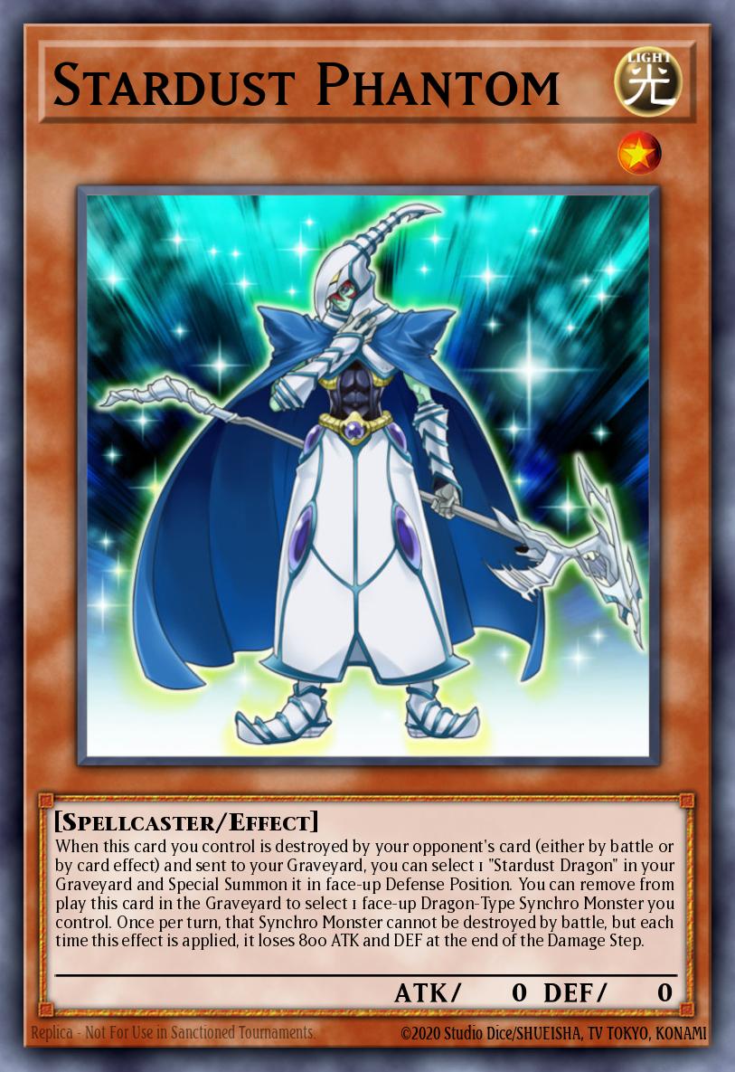 Stardust Phantom Rare STOR-EN003 Storm of Ragnarok Yugioh card