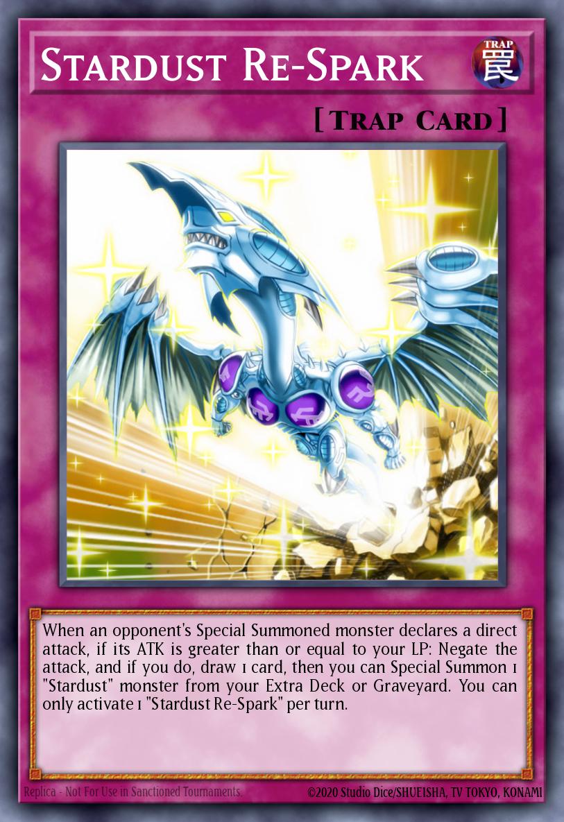 Stardust Re-Spark Gold Secret Rare PGL2-EN020 Premium Gold Return of the Bling Yugioh card