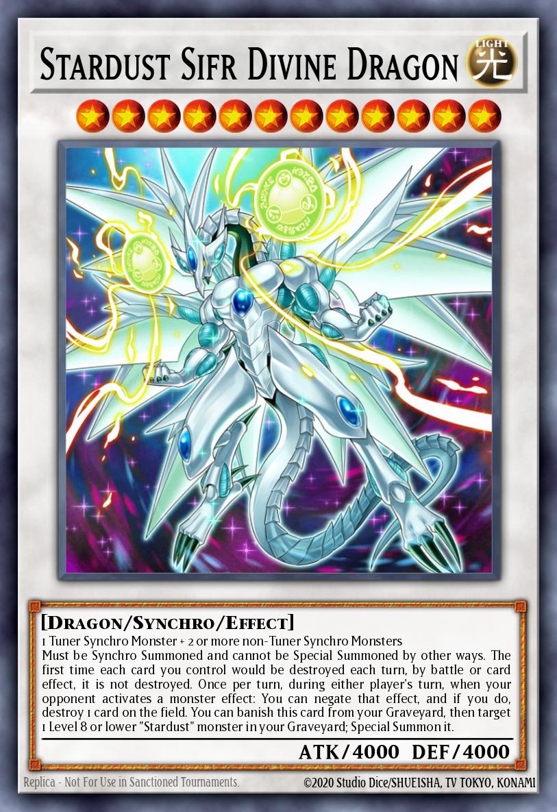 Stardust Sifr Divine Dragon Ultra Rare MP17-EN054 2017 Mega-Tin Mega Pack Yugioh card