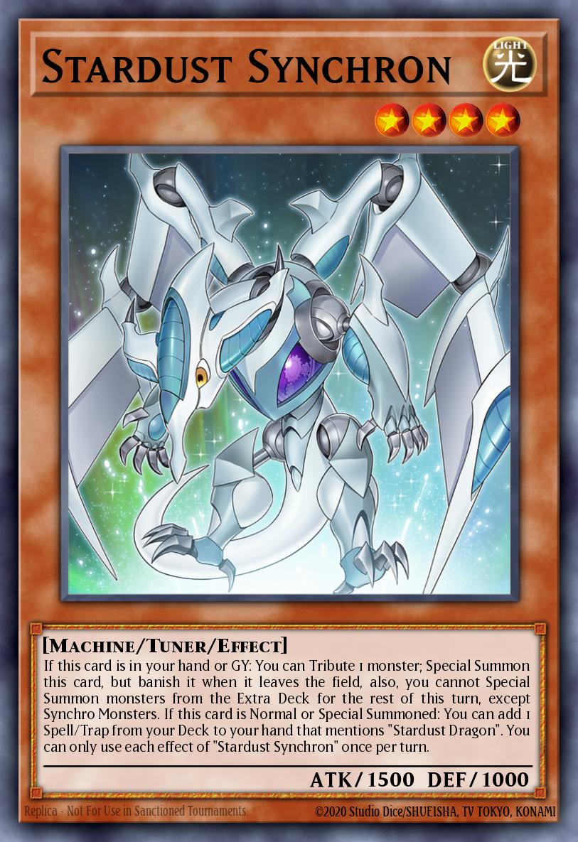 Stardust Synchron Ultra Rare MP22-EN119 2022 Tin of the Pharaohs Gods Yugioh card