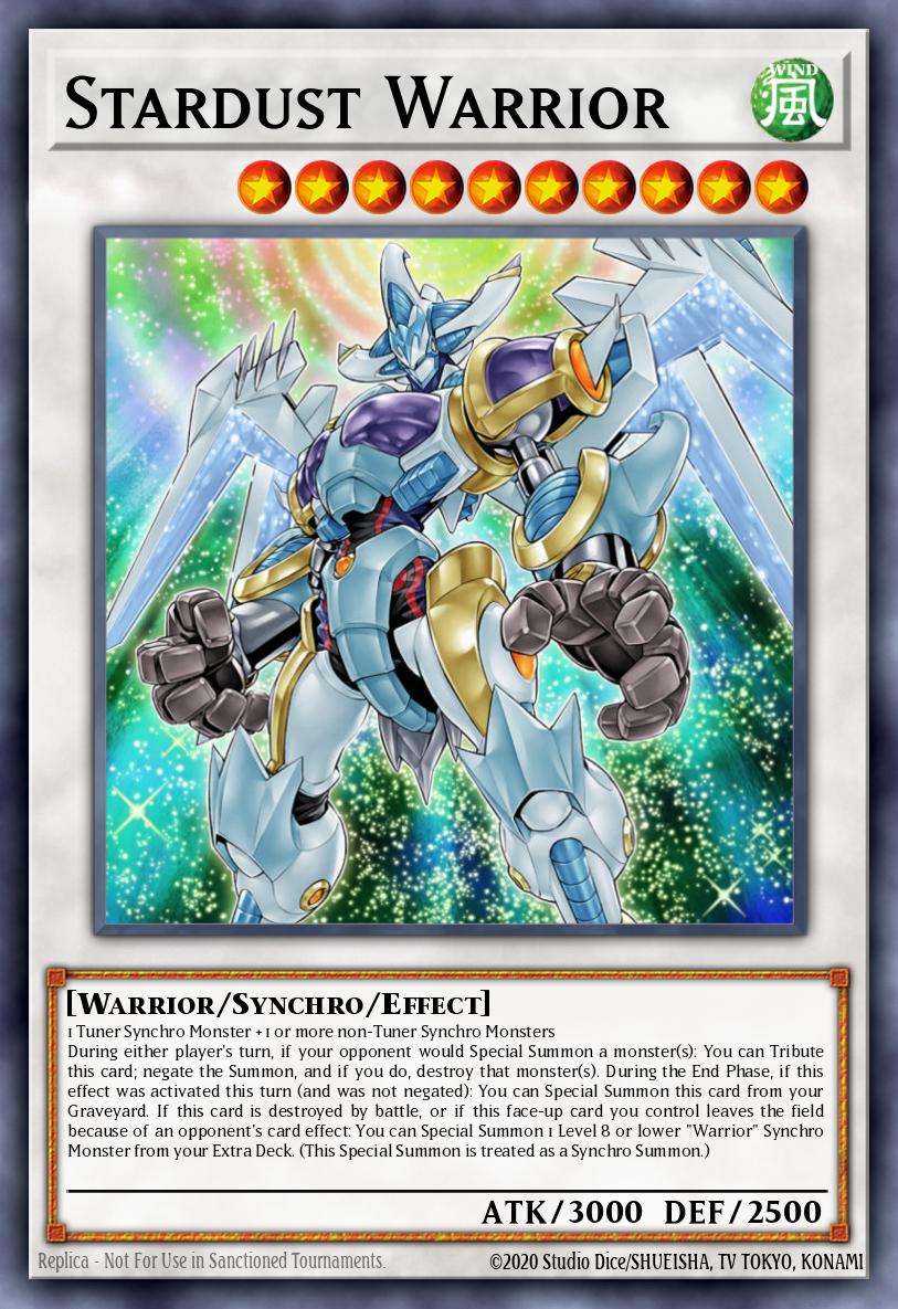 Stardust Warrior Common LED8-EN052 Legendary Duelists Synchro Storm Yugioh card