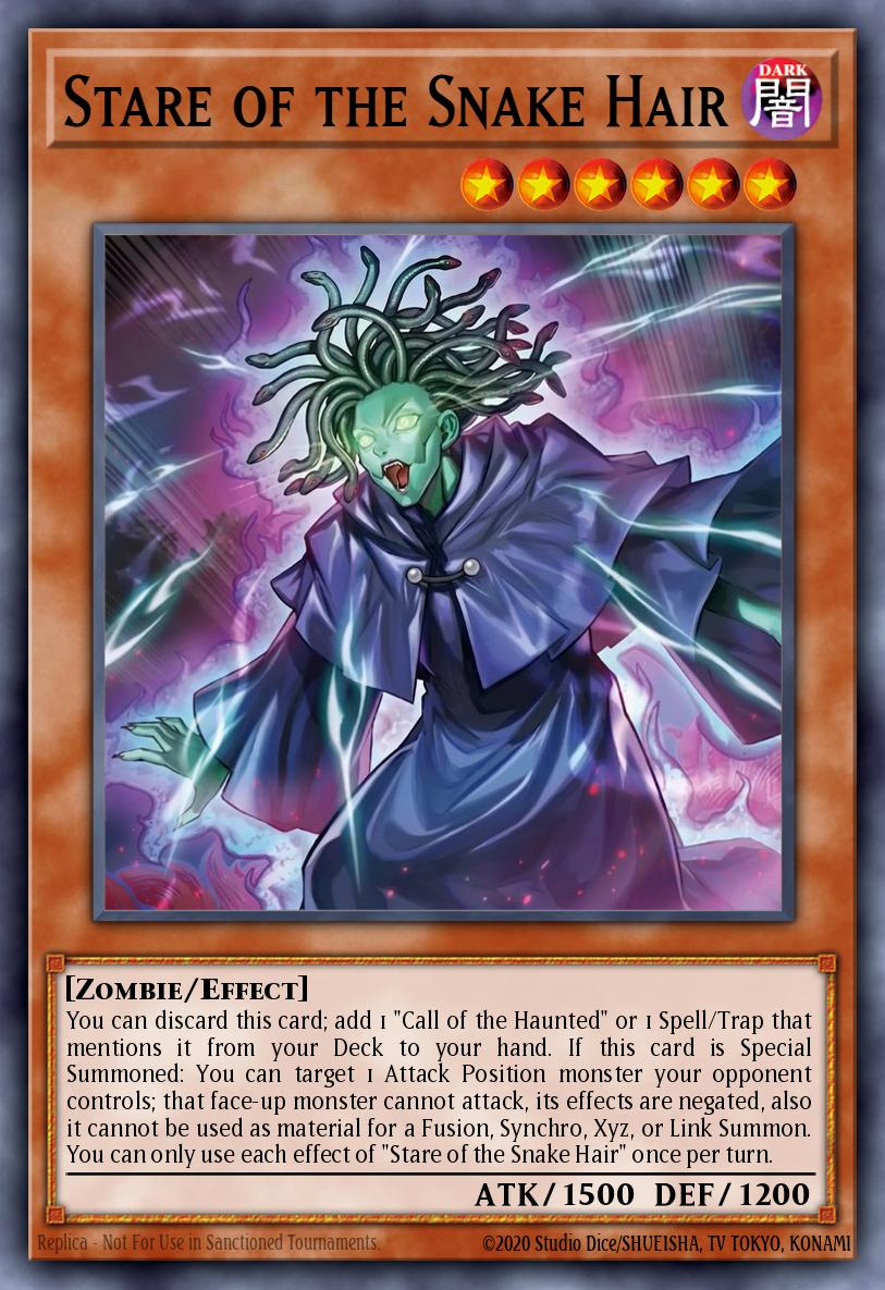 Stare of the Snake Hair Ultra Rare MZMU-EN003 Maze of Muertos Yugioh card