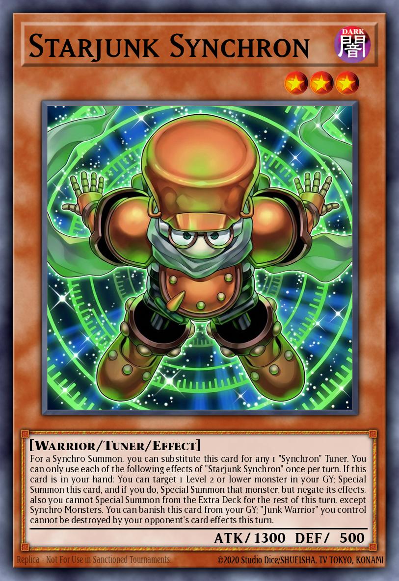 Starjunk Synchron Grand Master Rare MAMO-EN008 Magnificent Monsters Yugioh card