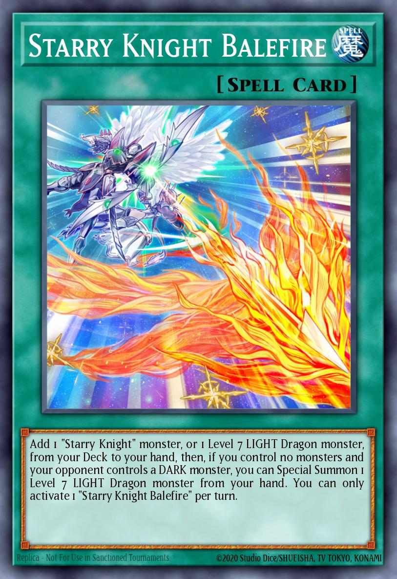 Starry Knight Balefire Ultra Rare GFTP-EN031 Ghosts From the Past Yugioh card