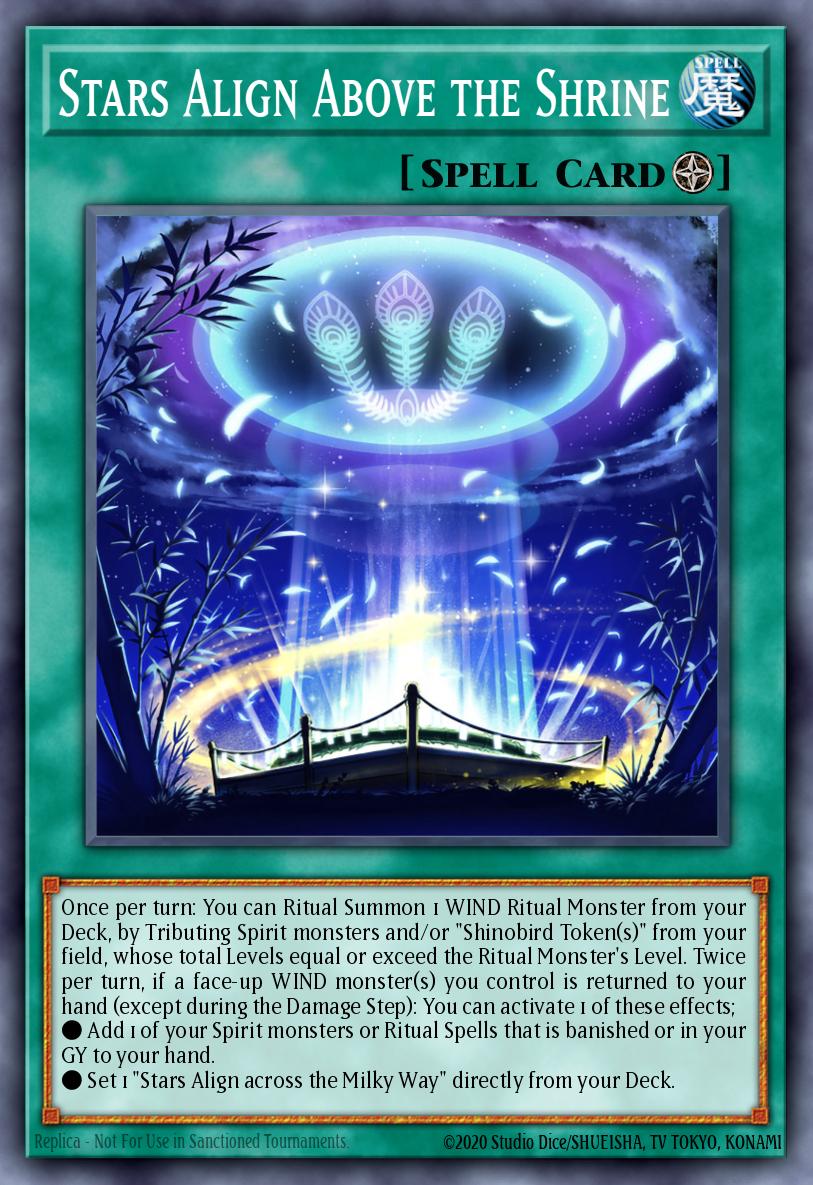Stars Align Above the Shrine Common AGOV-EN061 Age of Overlord Yugioh card