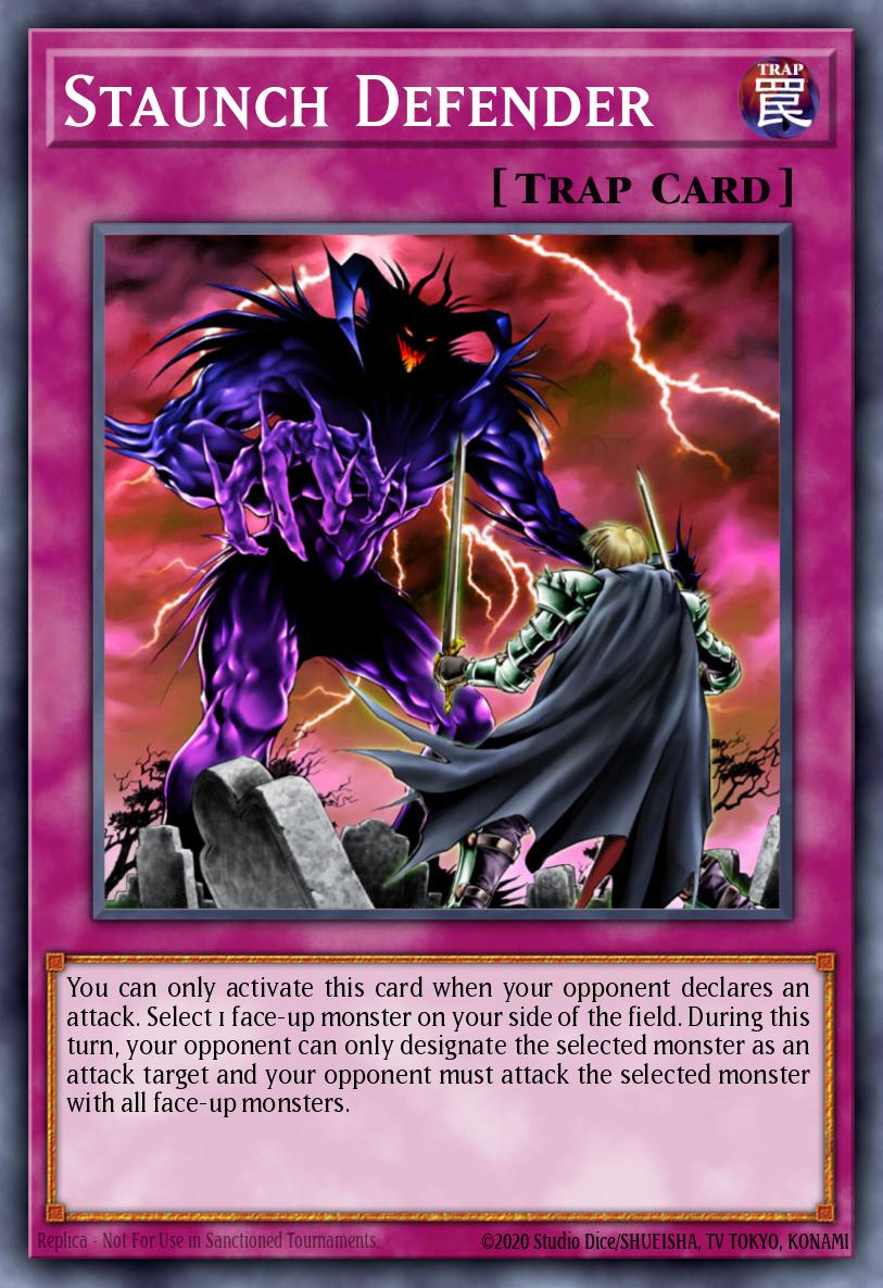 Staunch Defender Common DCR-046 Dark Crisis Yugioh card